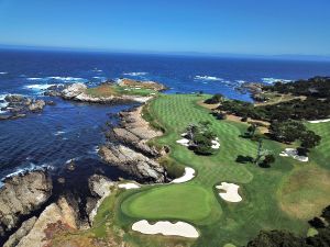 Cypress Point 17th Back Drone